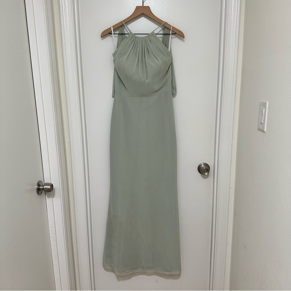 LELA ROSE‎ | Elegant Sage Green Maxi Dress